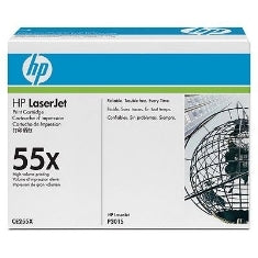 Toner hp 55x ce255x negro 12500 paginas ce528a -  ce526a