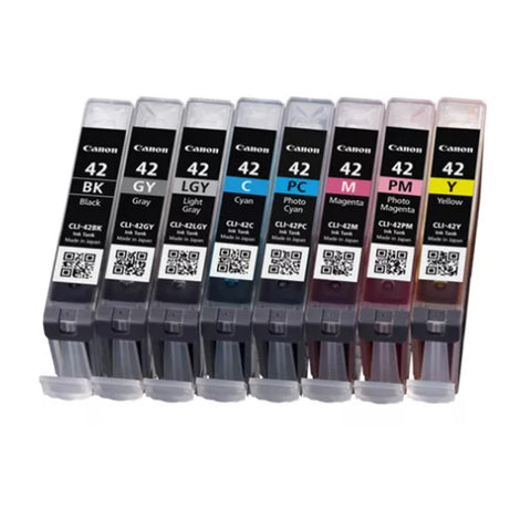 Multipack canon cli - 42bk - c - m - y - pm - pc - gy - lgy pack 8