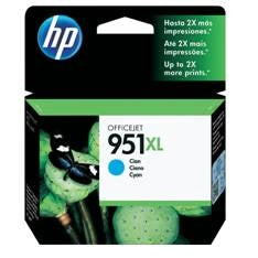 Cartucho tinta hp 951xl cn046ae cian officejet pro 8100  8600 8600 + 8600 premiun