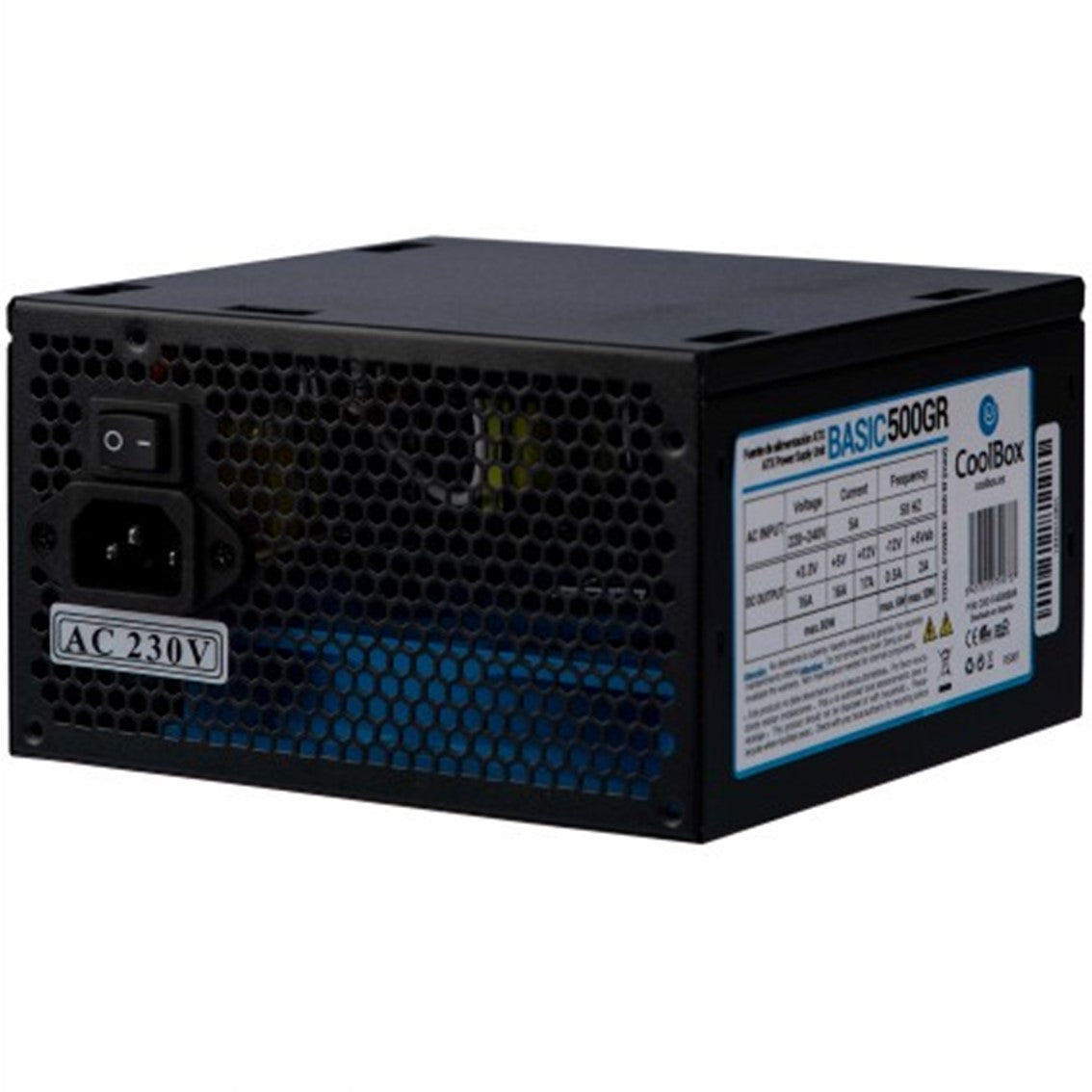 Fuente de alimentacion coolbox basic 500gr atx 500w