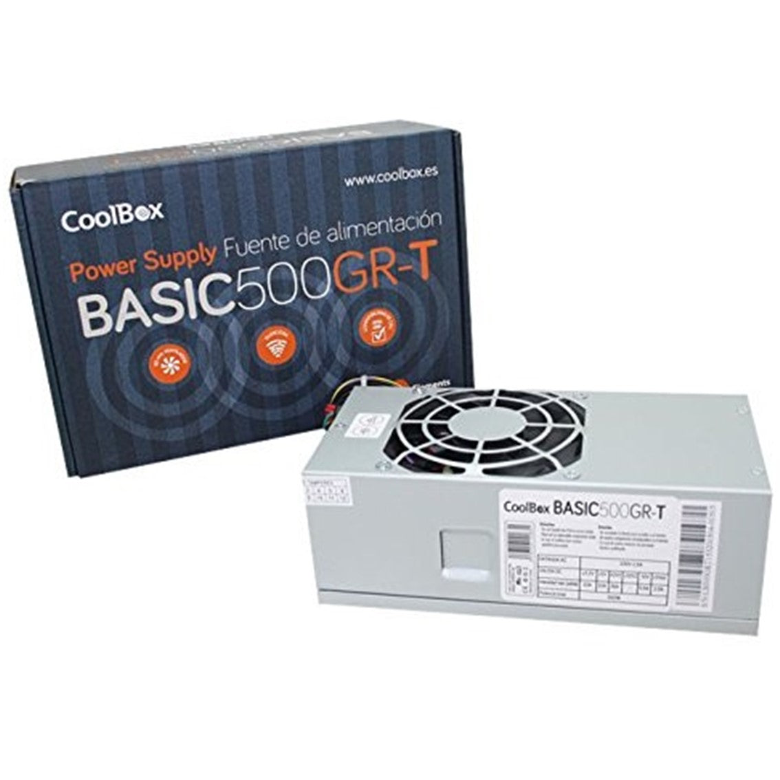 Fuente de alimentacion coolbox basic 500gr - t tfx 500w