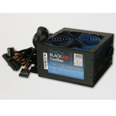 Fuente de alimentacion coolbox powerline black - 500 atx 500w