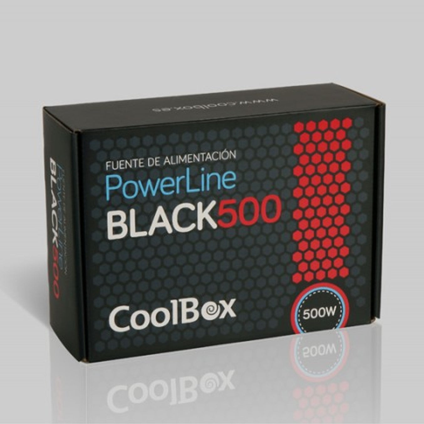 Fuente de alimentacion coolbox powerline black - 500 atx 500w