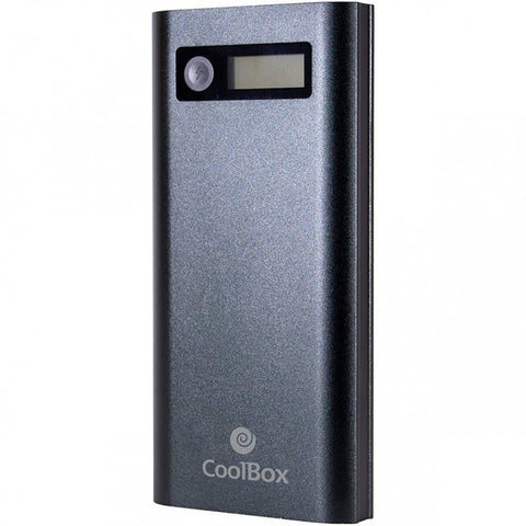 Bateria externa portatil power bank coolbox 20100 mah usb tipo c powerdelivery