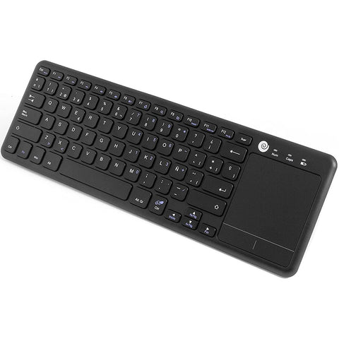 Teclado inalambrico coolbox touchpad coo - tew01 - bk