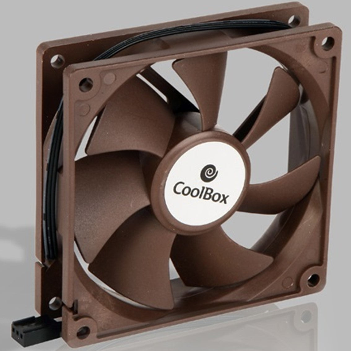 Ventilador auxiliar coolbox 9cm - 1600rpm - color negro