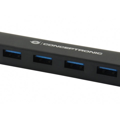 Adaptador hub conceptronic usb tipo c a usb 3.0 4 en 1