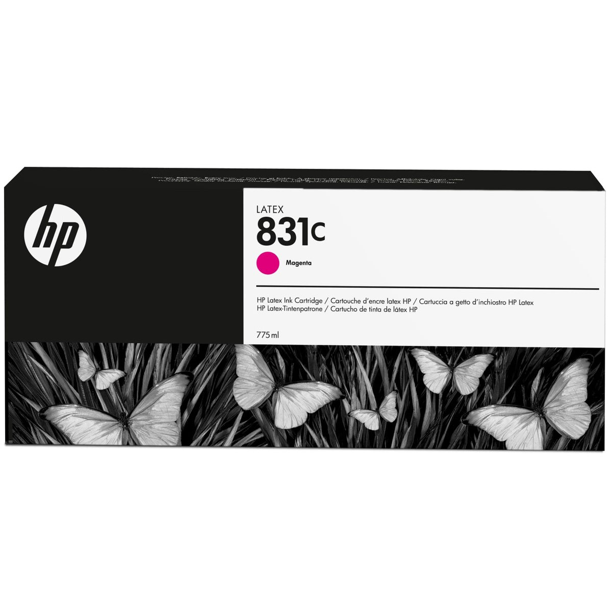 Cartucho tinta hp 831c magenta latex 775ml