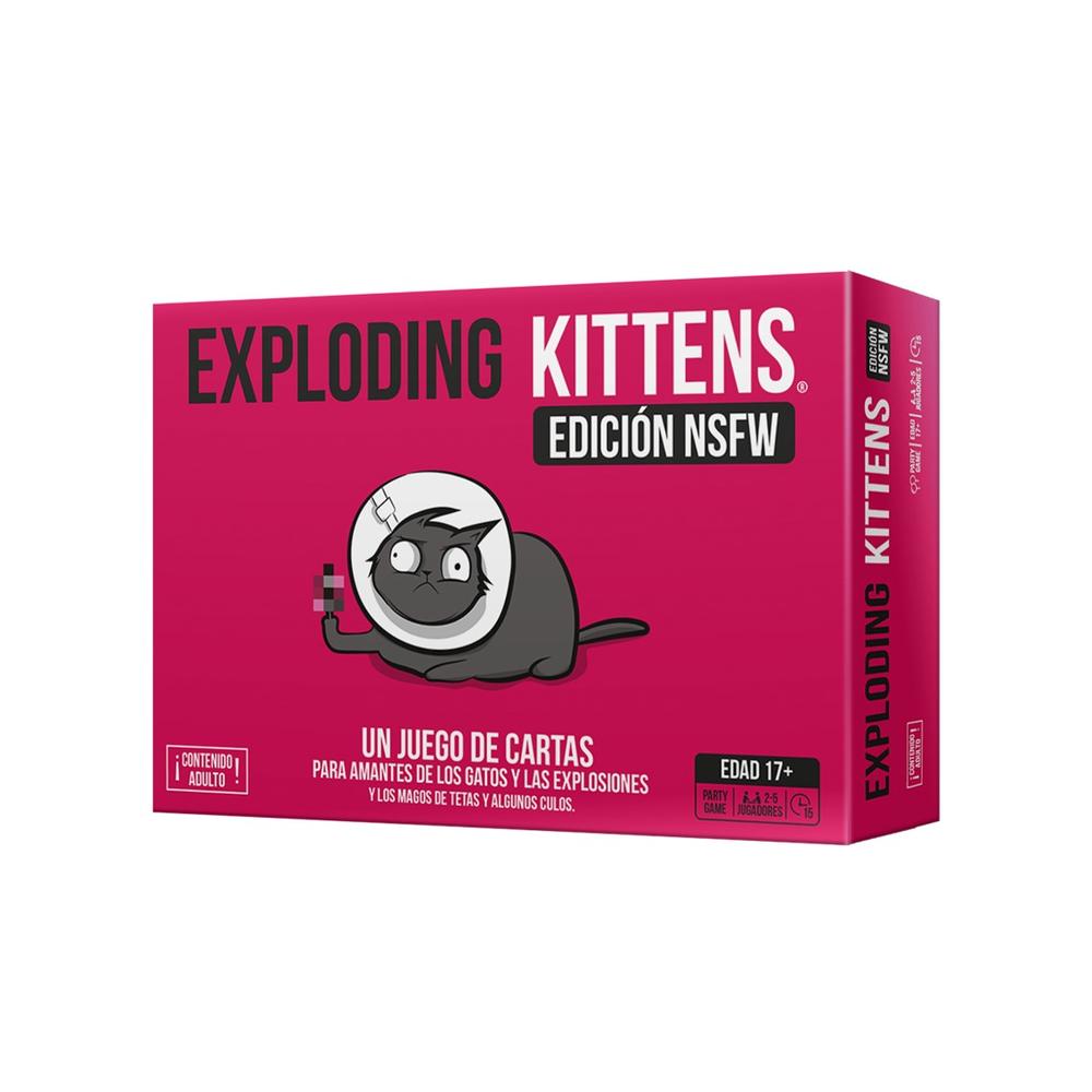 Juego de mesa asmodee exploding kittens nsfw pegi 18