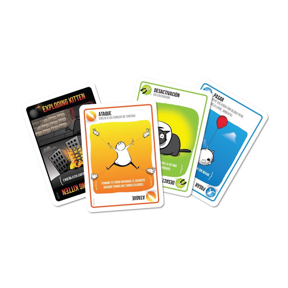 Juego de mesa asmodee exploding kittens nsfw pegi 18