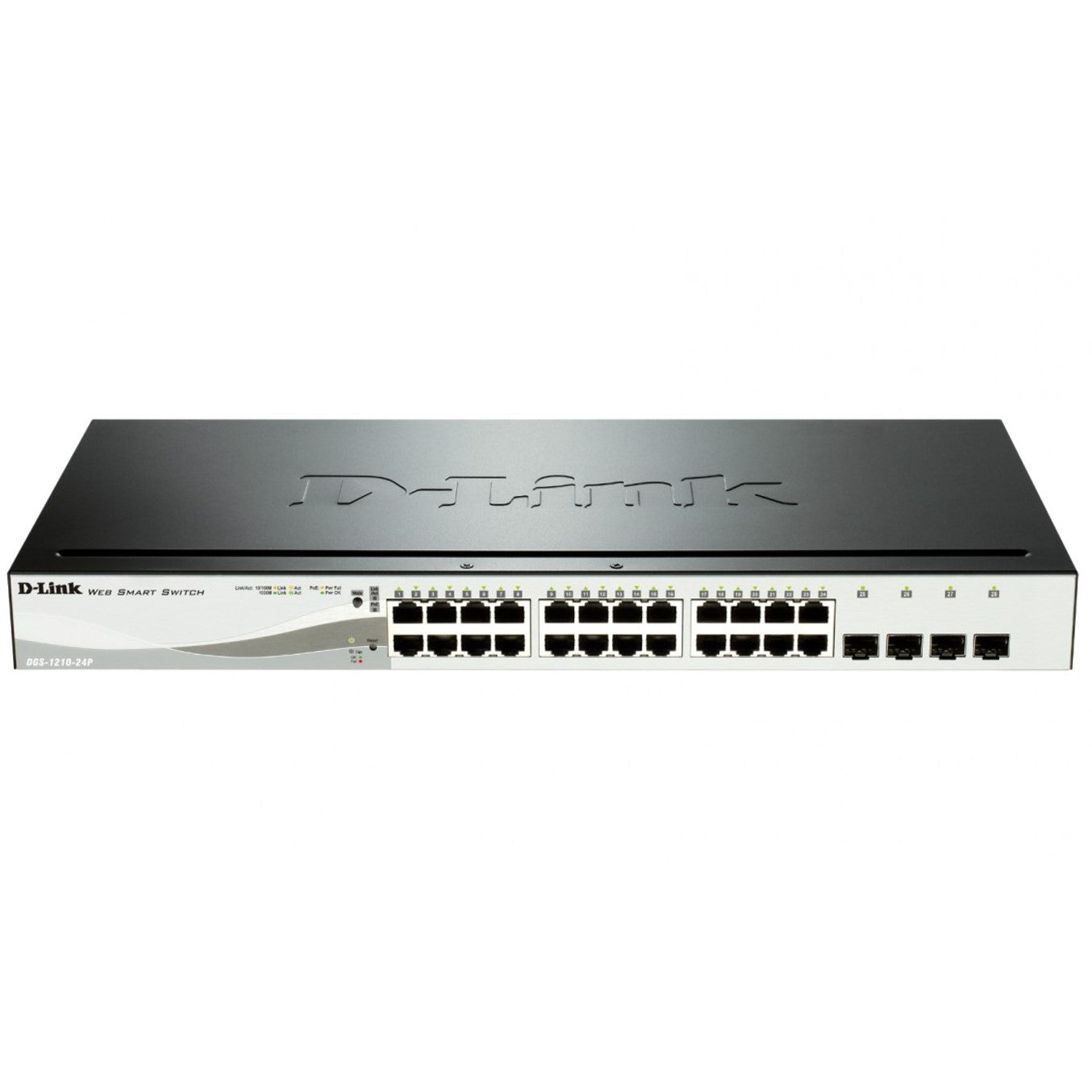 Switch d - link 24 puertos dgs - 1210 - 24p 10 - 100 - 1000 poe + 4sfp