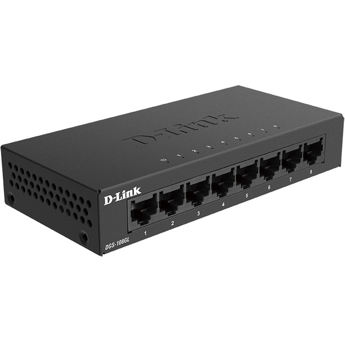 Switch d - link 8 puertos gigabyte plug & play metal