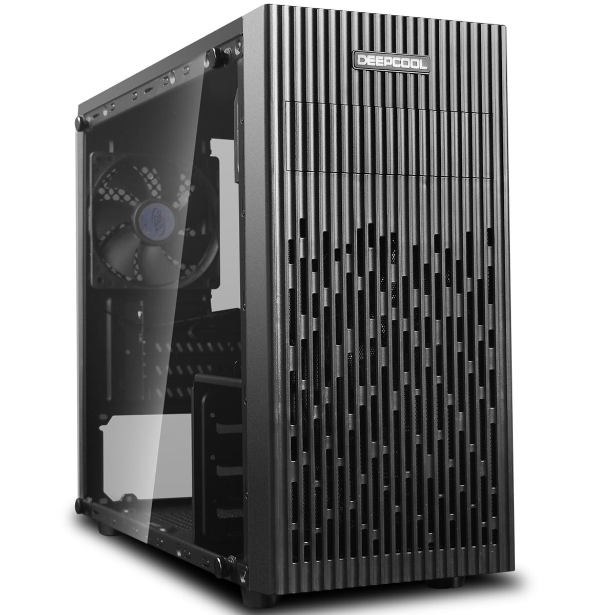 Caja ordenador gaming deepcool 30 micro atx - cristal templado - usb - negro