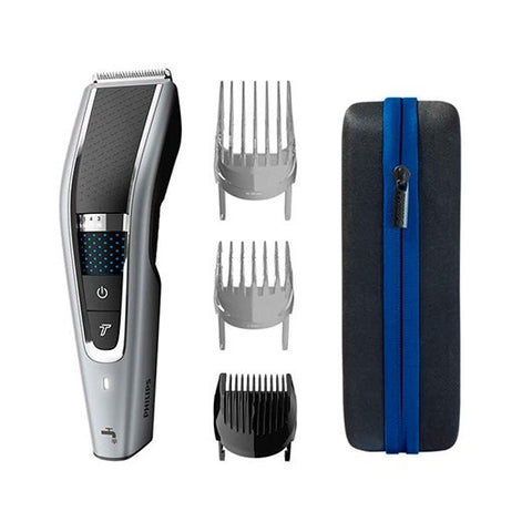 Cortapelos philips hairclipper 5000 hc5650 - 15  28 ajustes -  3 peines -  90m autonomia -  lavable -  estuche rigid