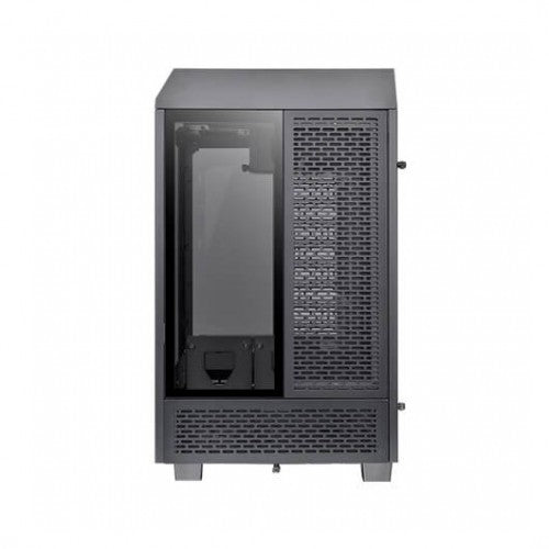 Torre m - itx thermaltake tower 100 negra - 3xcristal templado - negro