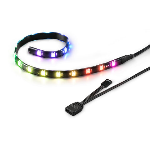 Tira rgb led sharkoon shark blades 360mmx10mmx3mm 18 leds longitud cable 60cm