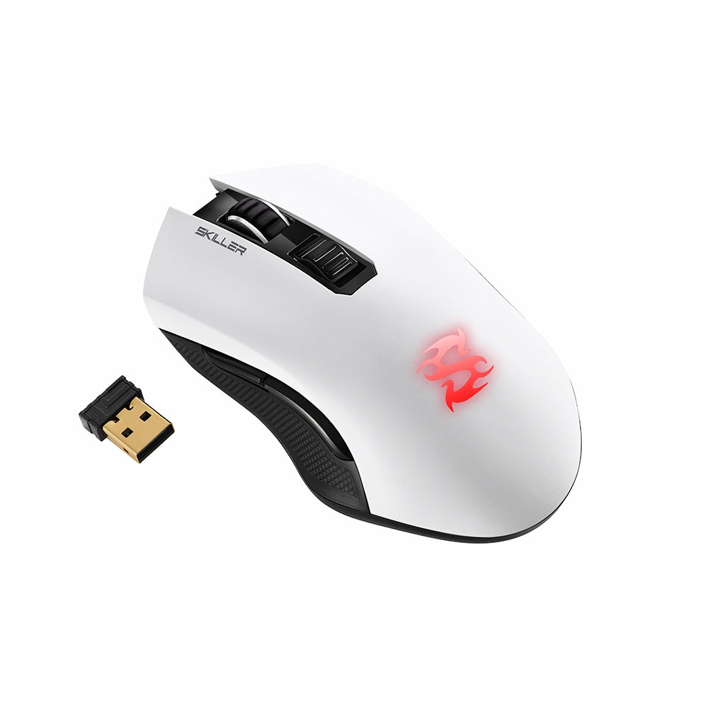 Raton gaming sharkoon sgm3 blanco rgb