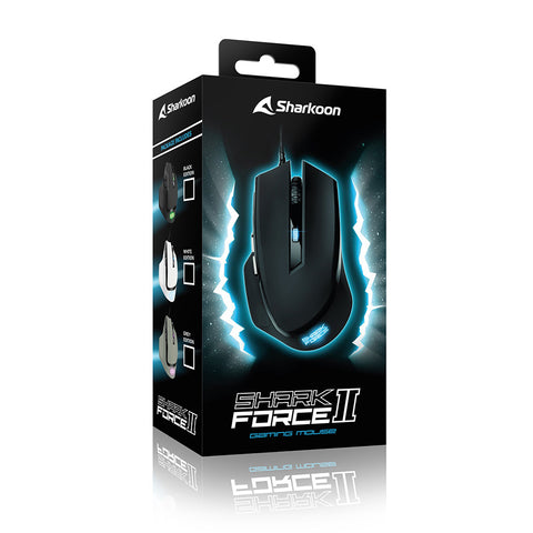 Raton sharkoon shark force ii negro usb