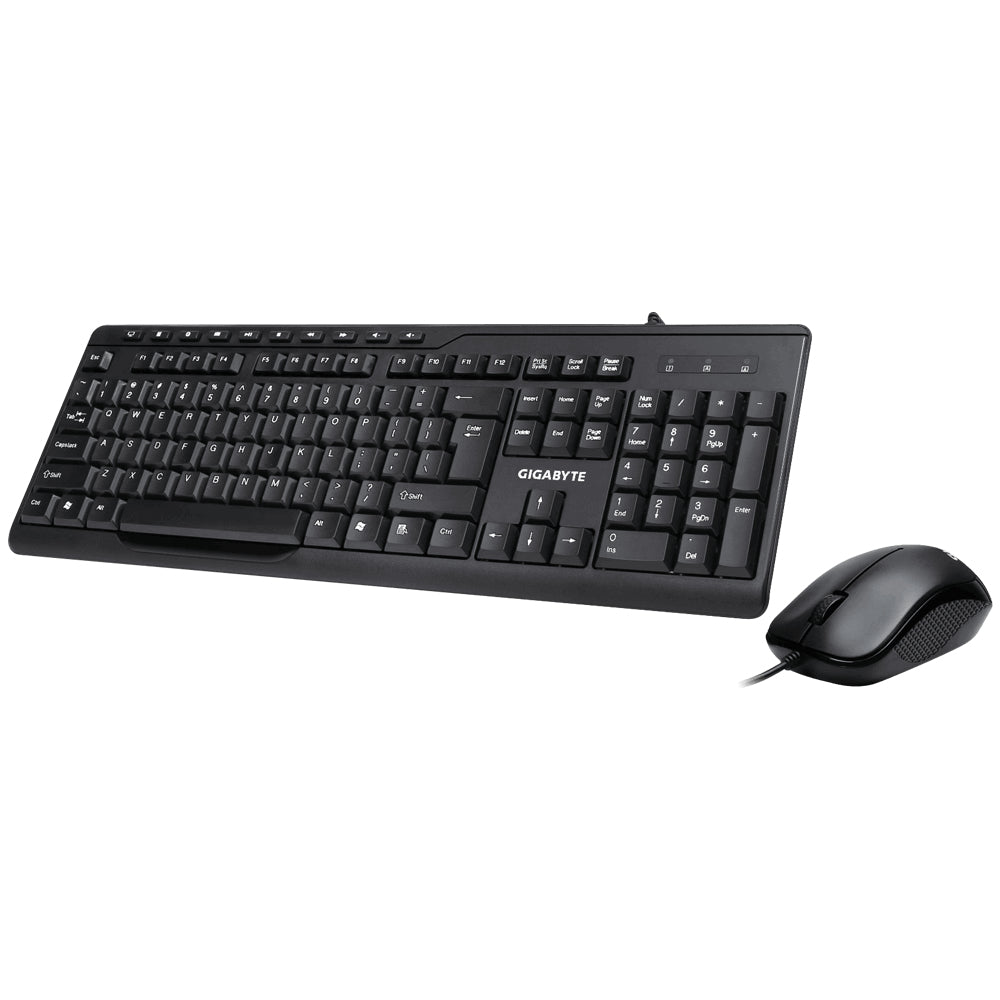 Combo teclado raton gigabyte km6300 negro usb