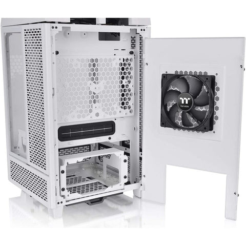 Torre m - itx thermaltake tower snow 100 - 2xven120x120 - cristal templado - blanco