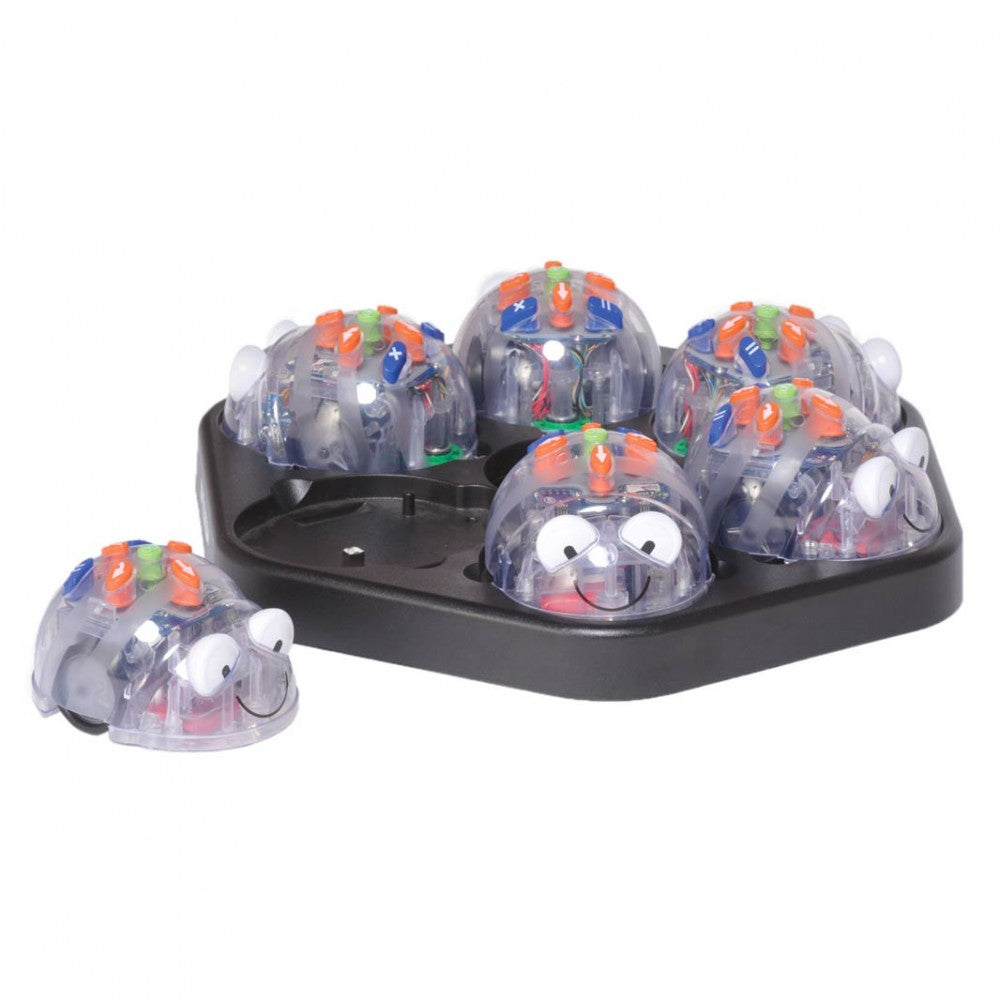 Robot tts blue - bot class bundle 6 unidades y estacion de carga