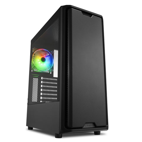 Caja sharkoon sk3 atx 2 x usb 3.0 sin fuente rgb