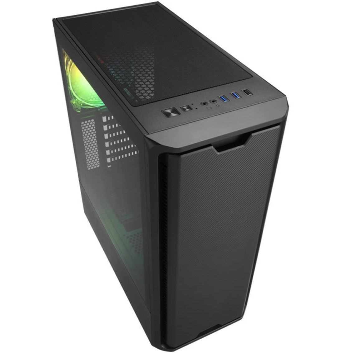 Caja sharkoon sk3 atx 2 x usb 3.0 sin fuente rgb