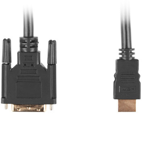 Cable hdmi lanberg macho - dvi - d 18+1 macho single link 0.5m negro