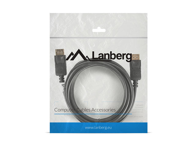 Cable displayport lanberg macho macho 4k 3m negro