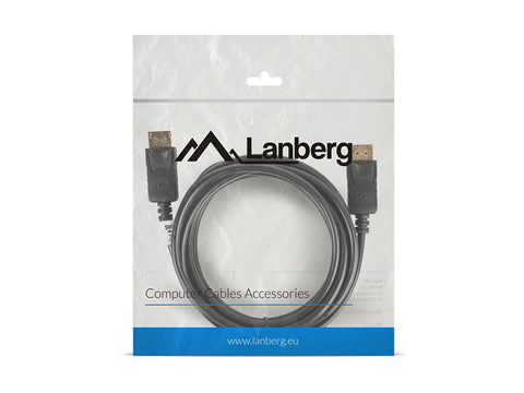 Cable displayport lanberg macho macho 4k 3m negro