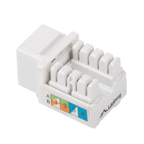 Conector keystone lanberg cat 5e utp rj45 90 grados