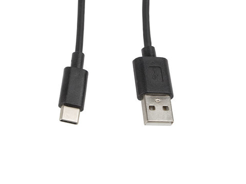 Cable usb lanberg 2.0 macho -  usb tipo c macho 1m negro