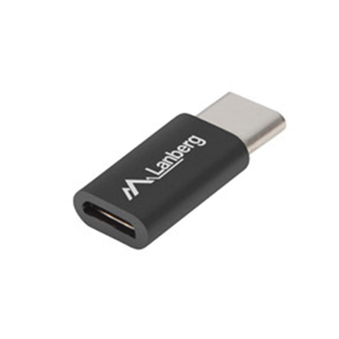 Adaptador lanberg usb 2.0 tipo c macho -  micro - b hembra negro