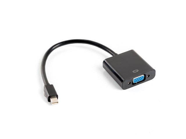 Adaptador lanberg minidisplayport macho -  vga hembra 20cm negro