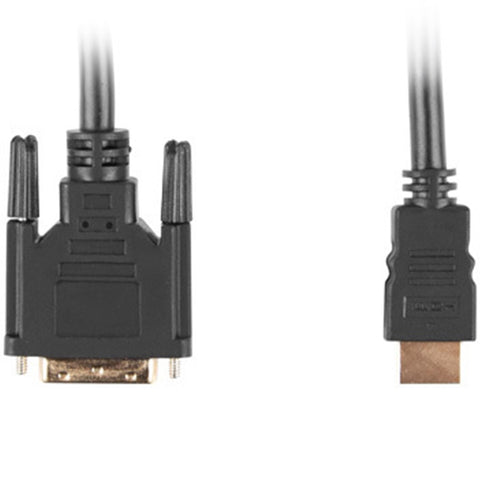 Cable hdmi lanberg macho -  dvi - d 18+1 macho single link 3m negro