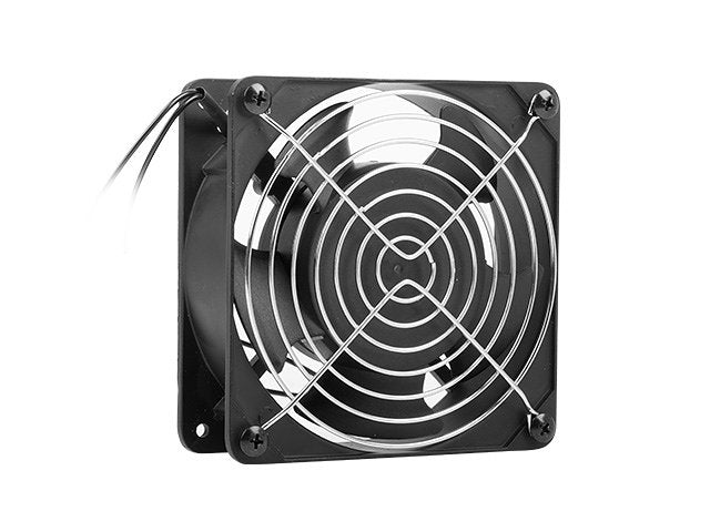 Ventilador 120 mm lanberg para rack 19 230v rejilla metalica negro