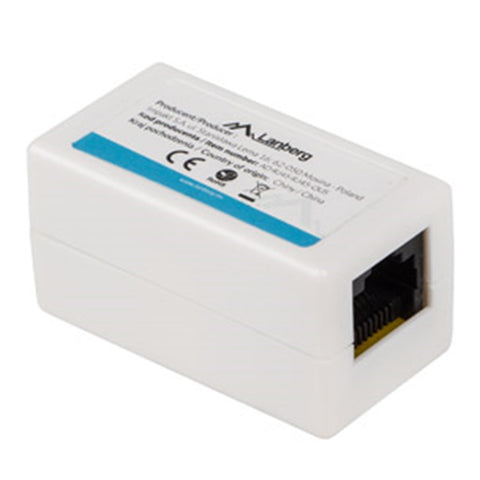 Adaptador lanberg cat5.e utp rj45 hembra - hembra