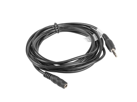 Cable estereo lanberg jack 3.5 mm macho - jack 3.5mm hembra 3m negro