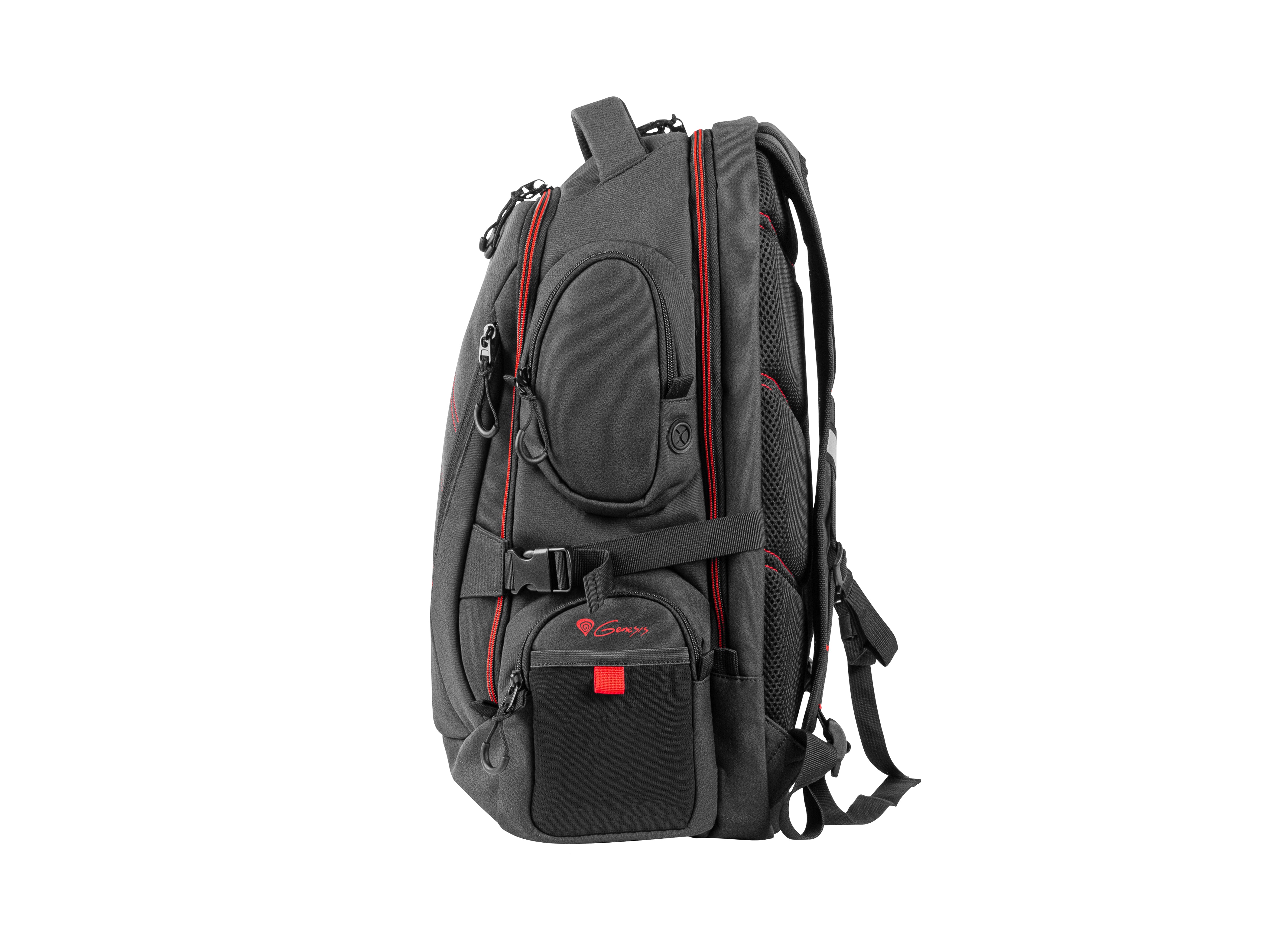 Mochila genesis pallad 550 hasta 17.3pulgadas negra