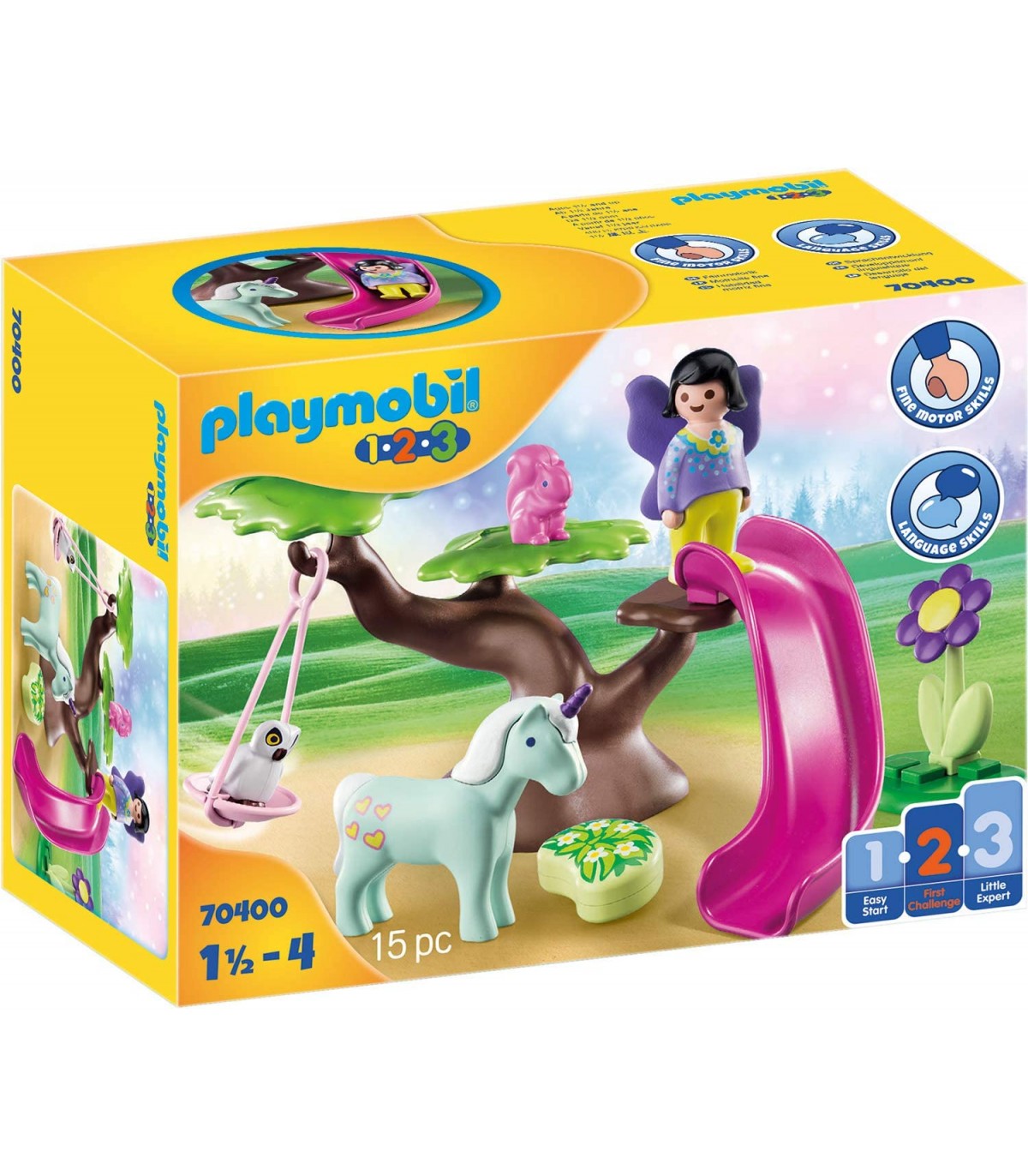 Playmobil 1.2.3 parque infantil hada