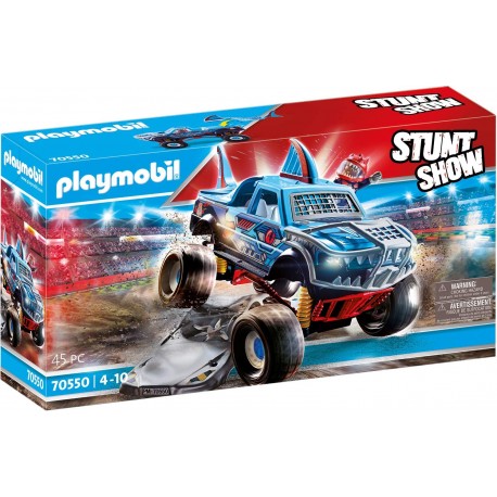 Playmobil stuntshow monster truck shark