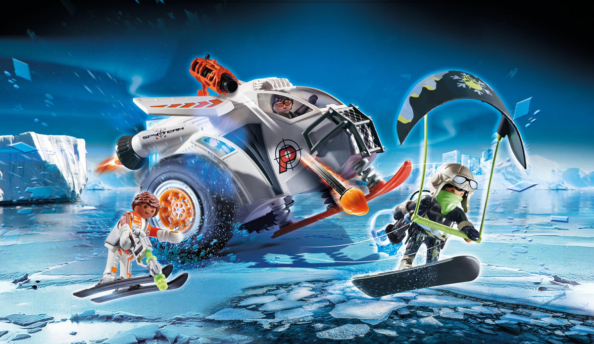 Playmobil espias spy team planeador de nieve