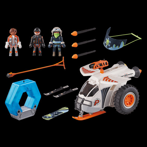 Playmobil espias spy team planeador de nieve