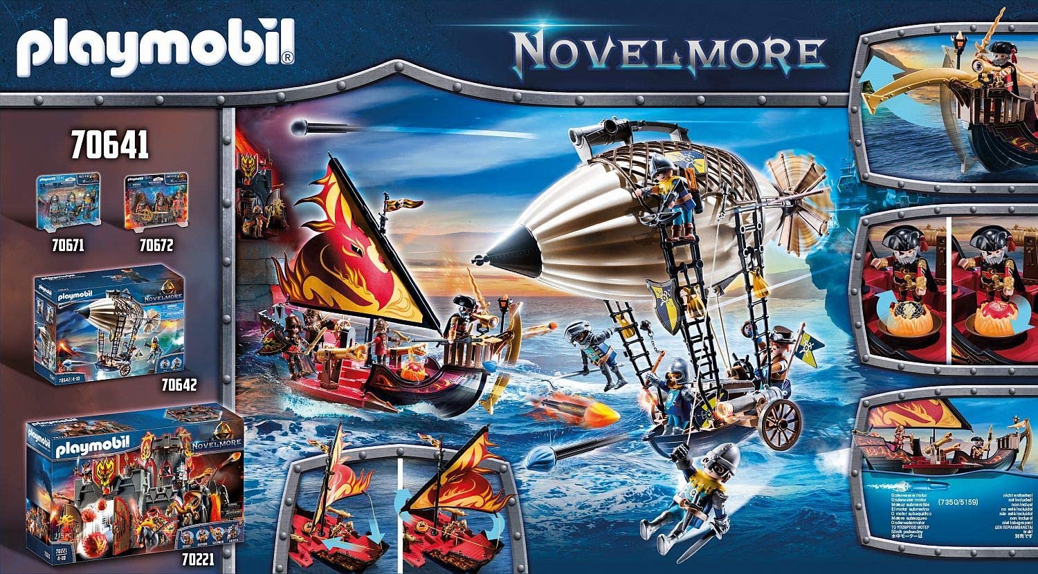 Playmobil novelmore barco bandidos burnham