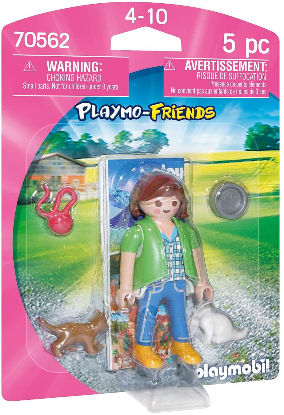 Playmobil mujer con gatitos