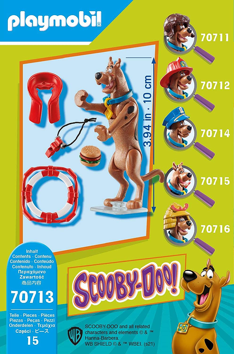 Playmobil scooby - doo! figura coleccionable socorrista