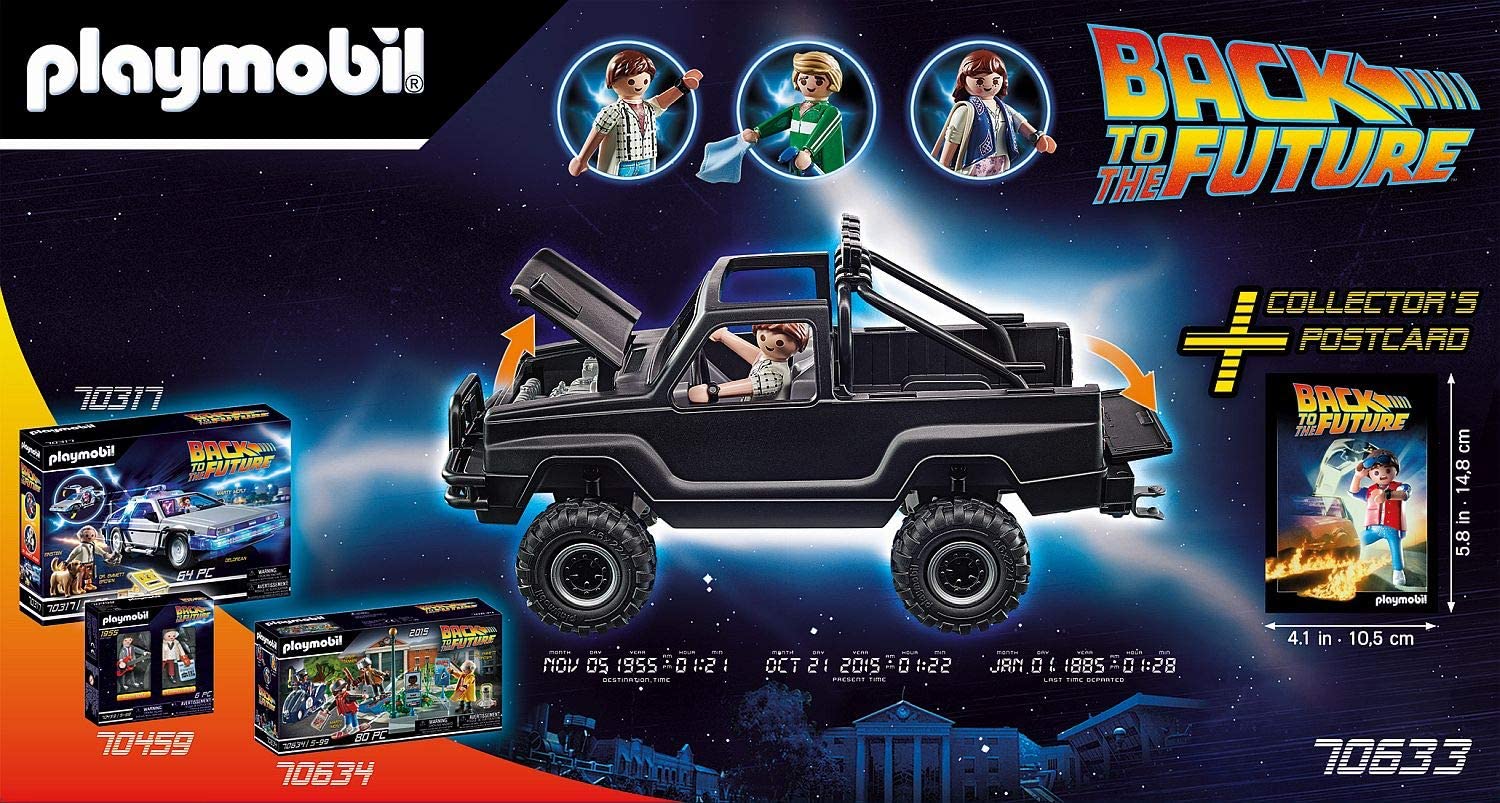 Playmobil regreso al futuro camioneta pick - up de marty