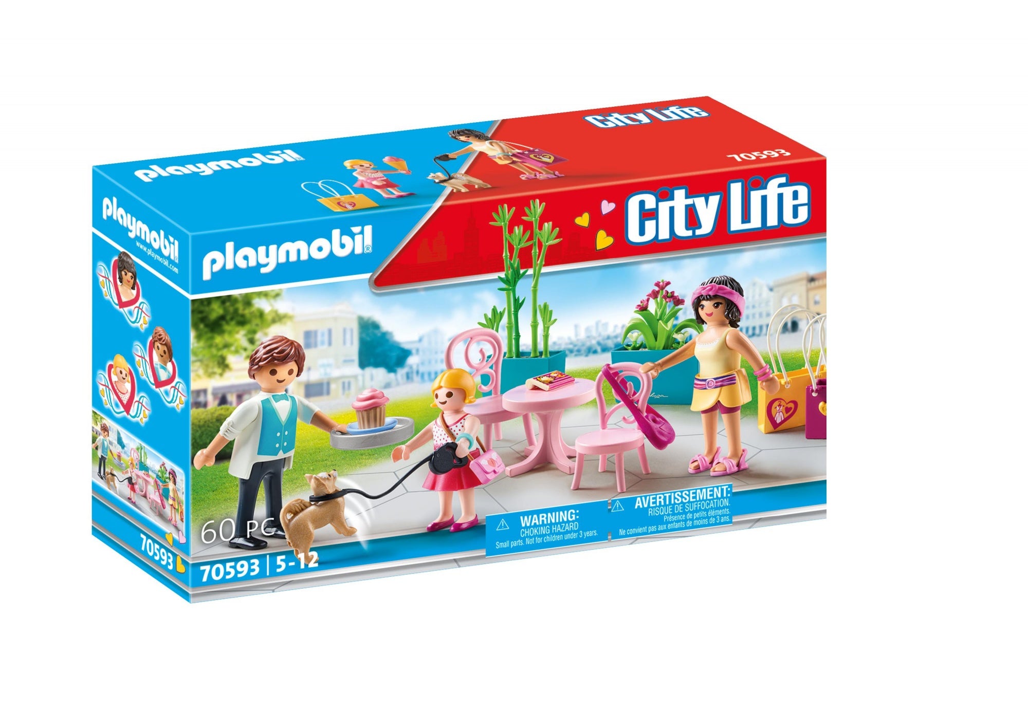 Playmobil ciudad cafeteria