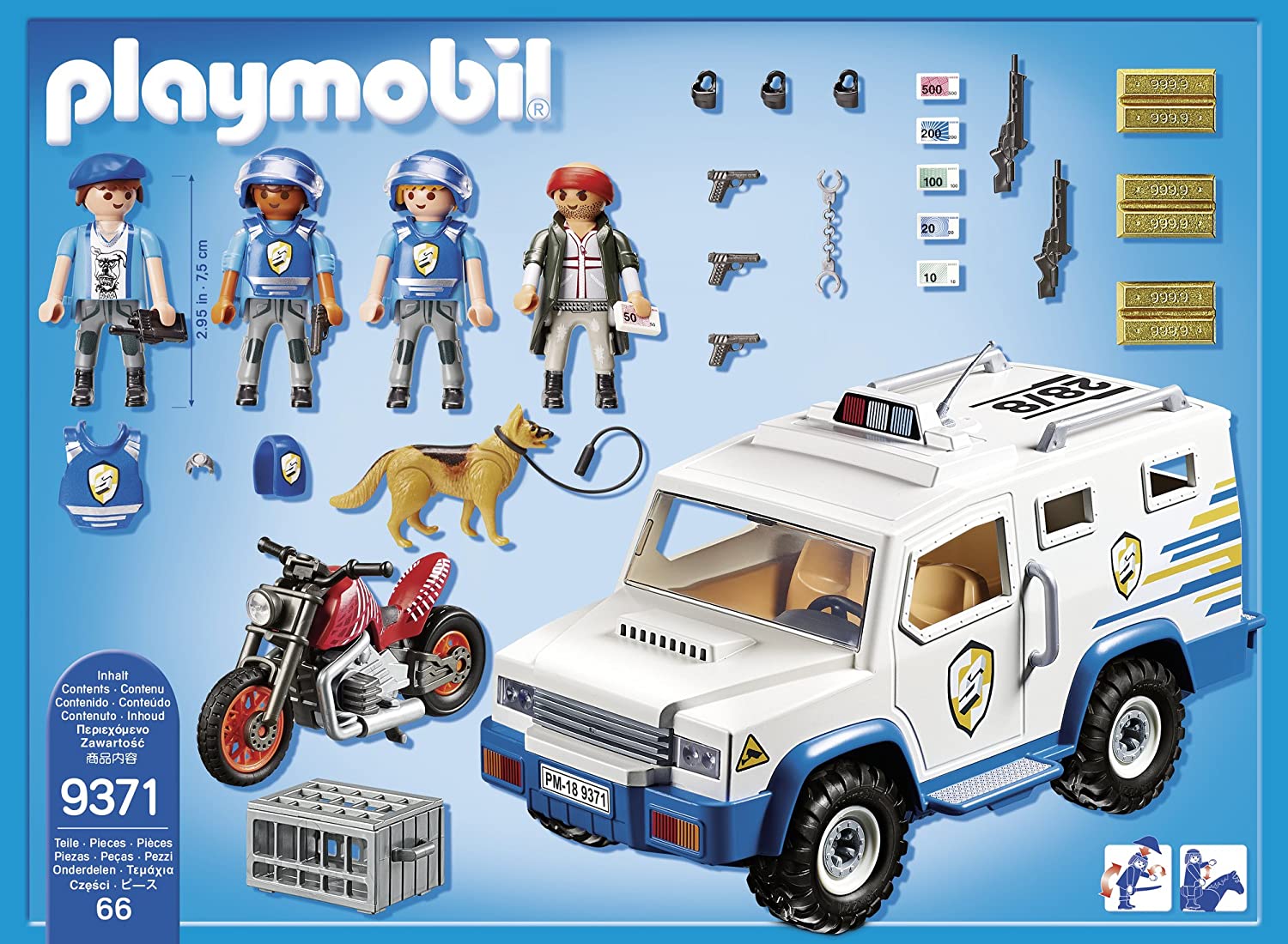 Playmobil vehiculo blindado