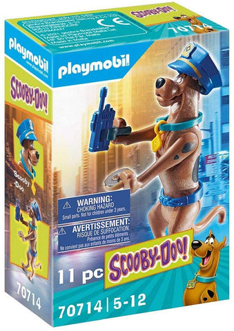 Playmobil scooby - doo! figura coleccionable policia